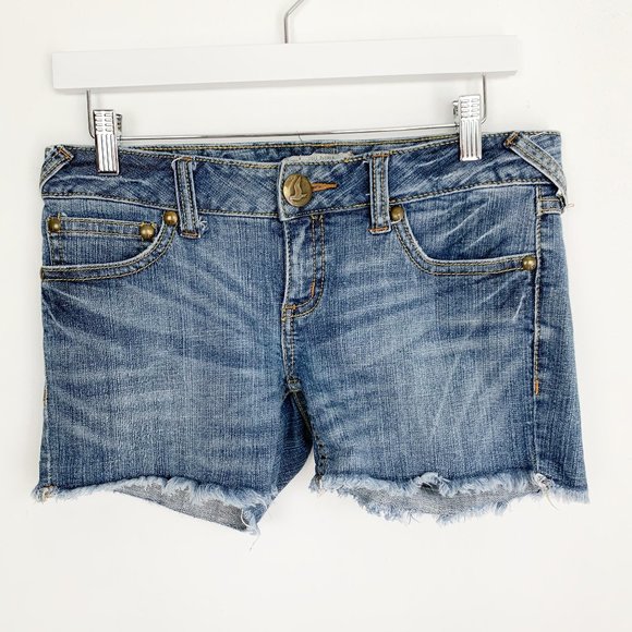 Free People Pants - Free People Distressed Jean Shorts size 27